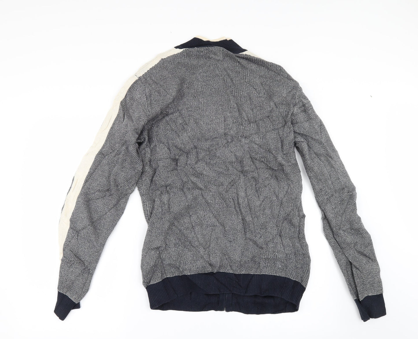 EWM Mens Blue   Full Zip Jumper Size S