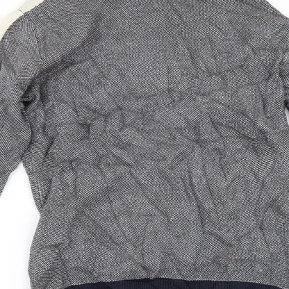 EWM Mens Blue   Full Zip Jumper Size S