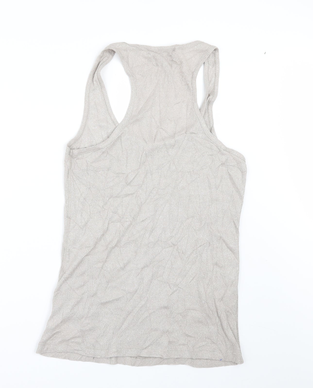Womens UK Size 18 New Look Beige Basic T-Shirt