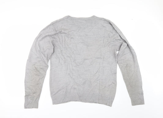 George Mens Grey   Pullover Jumper Size S