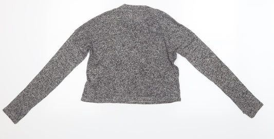 Atmosphere Womens Grey  Knit Pullover Jumper Size 6  - Cropped