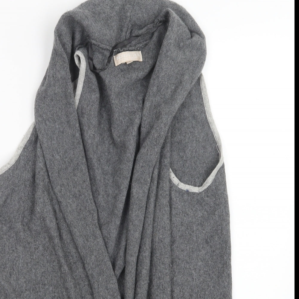 Benedetta B. Womens Grey  Knit Jacket  Size M