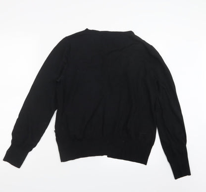 Incorporatewear Womens Black  Knit Cardigan Jumper Size L