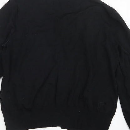 Incorporatewear Womens Black  Knit Cardigan Jumper Size L