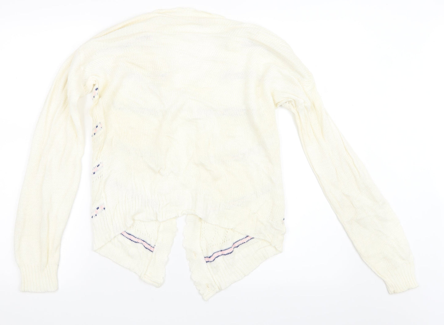 Glen Womens Ivory  Knit Cardigan Jumper Size M