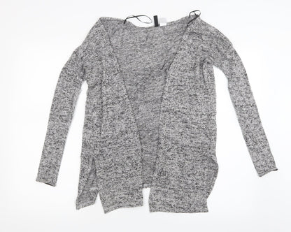 Divided by H&M Womens Grey  Knit Cardigan Jumper Size XS