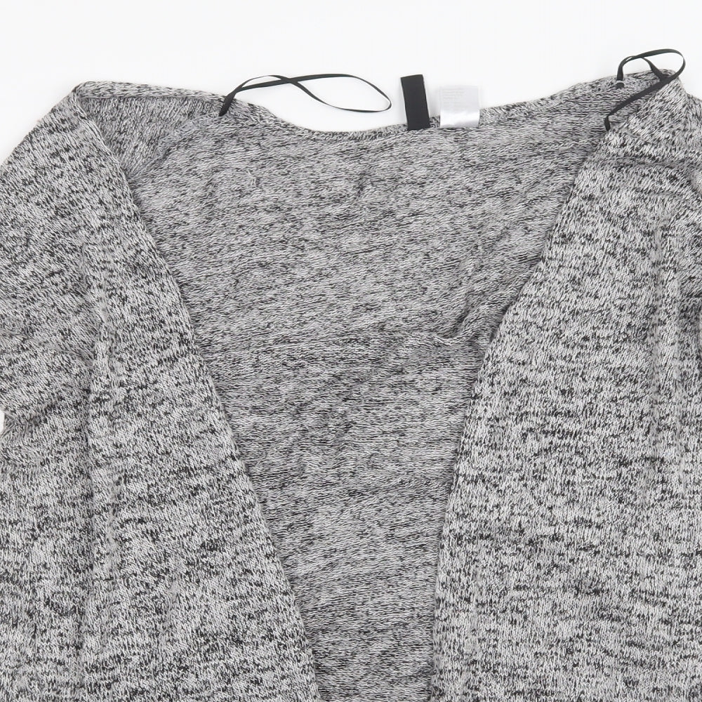Divided by H&M Womens Grey  Knit Cardigan Jumper Size XS