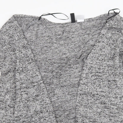 Divided by H&M Womens Grey  Knit Cardigan Jumper Size XS