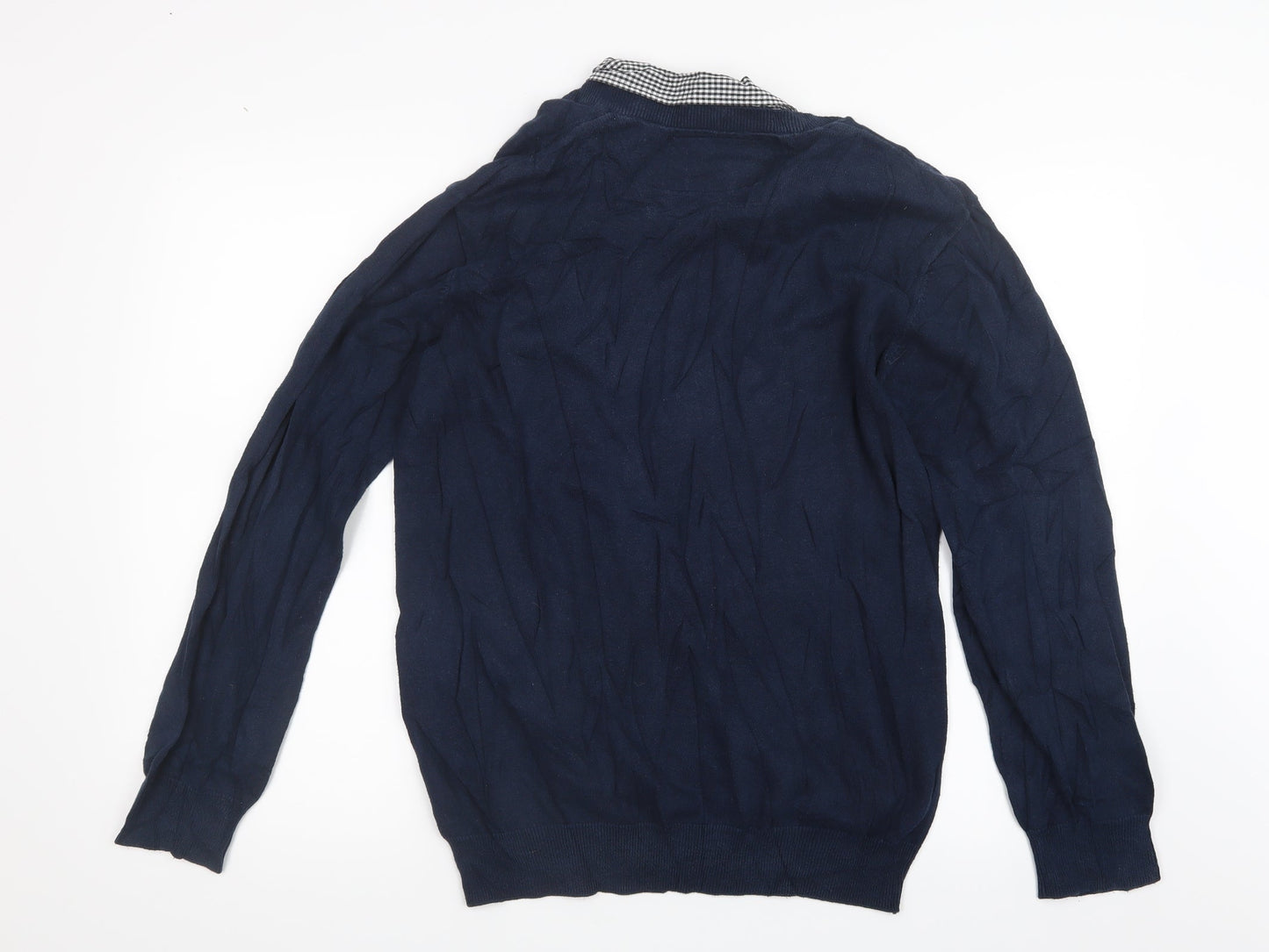 Sand Stone Mens Blue  Knit Pullover Jumper Size S