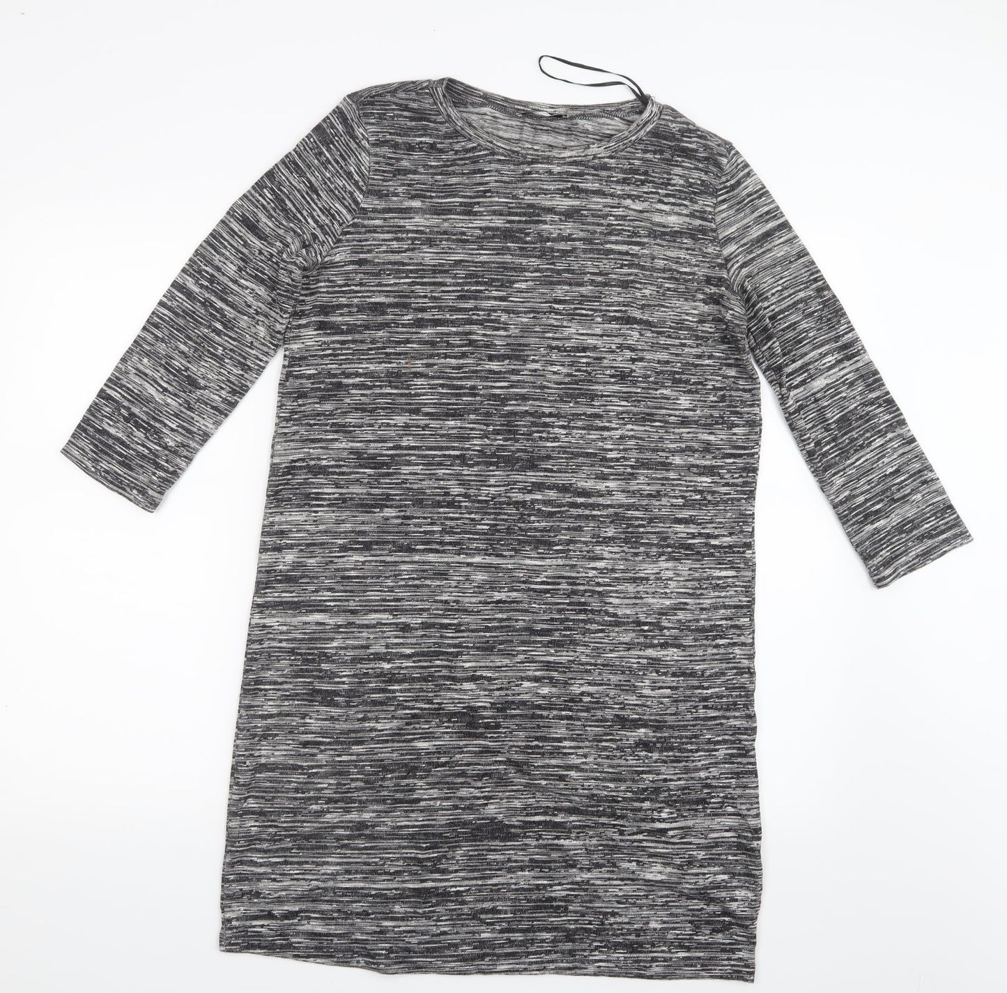 TU Womens Black   Basic T-Shirt Size 10  - Long