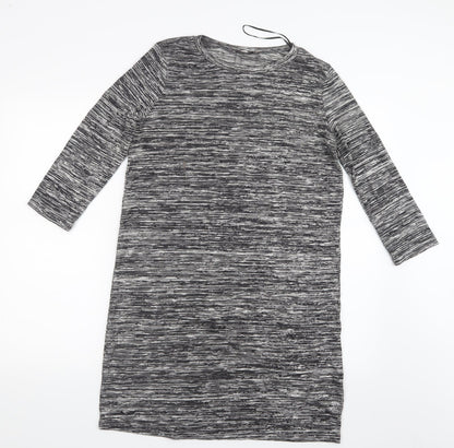 TU Womens Black   Basic T-Shirt Size 10  - Long