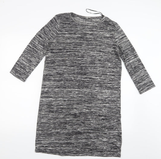 TU Womens Black   Basic T-Shirt Size 10  - Long