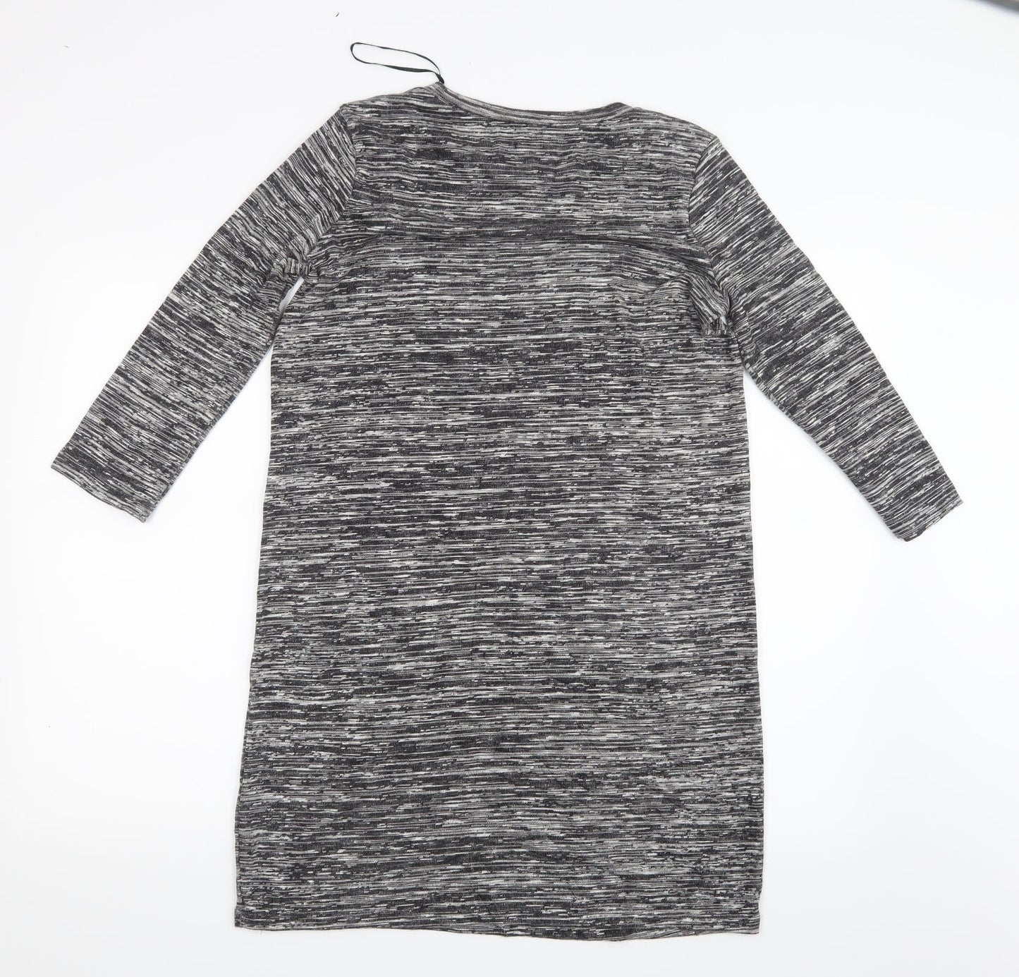 TU Womens Black   Basic T-Shirt Size 10  - Long