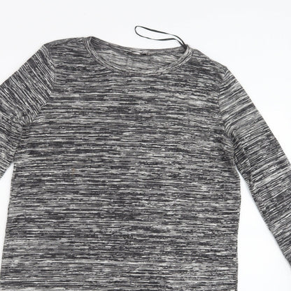 TU Womens Black   Basic T-Shirt Size 10  - Long