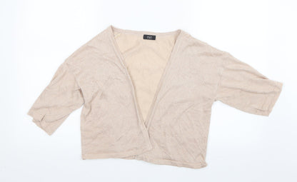 F&F Womens Pink  Knit Cardigan Jumper Size 14