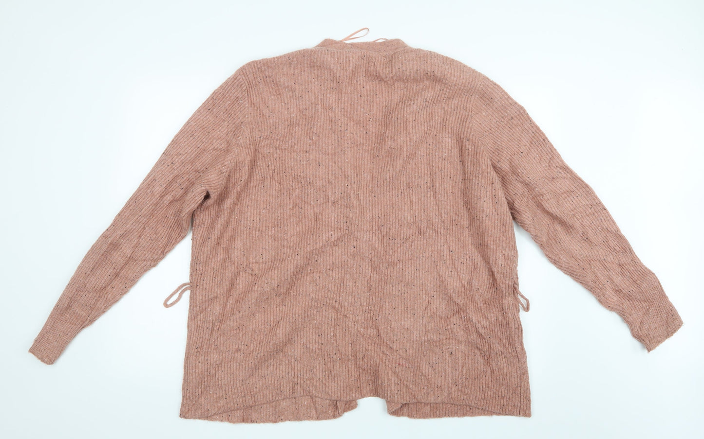 Per Una Womens Pink  Knit Cardigan Jumper Size XL