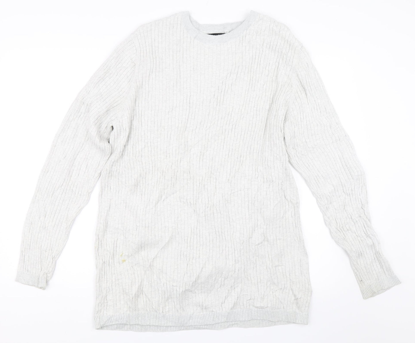 New Look Mens Grey   Pullover Jumper Size 2XL