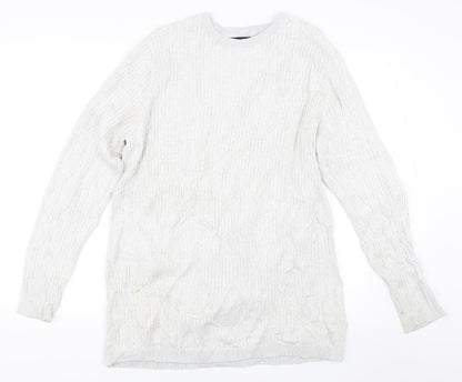 New Look Mens Grey   Pullover Jumper Size 2XL