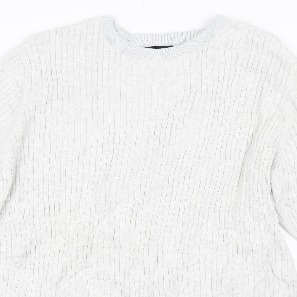 New Look Mens Grey   Pullover Jumper Size 2XL