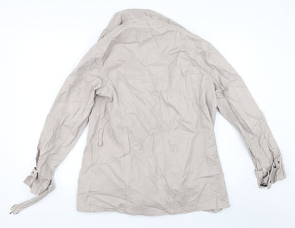 Womens UK Size 12 Preworn Beige Jacket