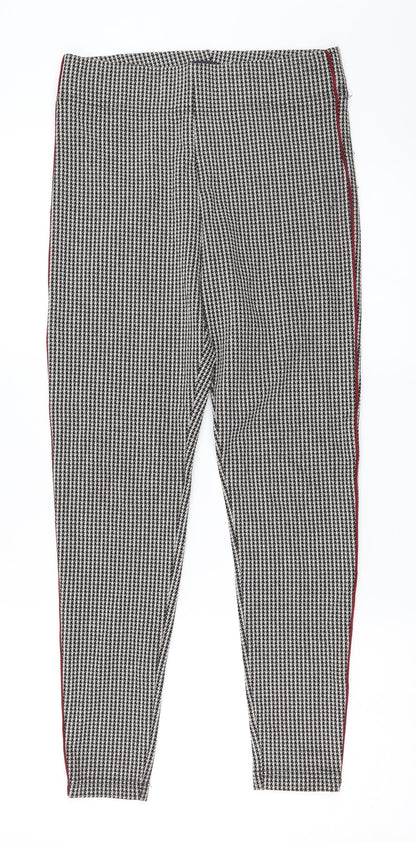 Womens UK Size 8 Marks and Spencer Regular Fit Capri Black Trousers
