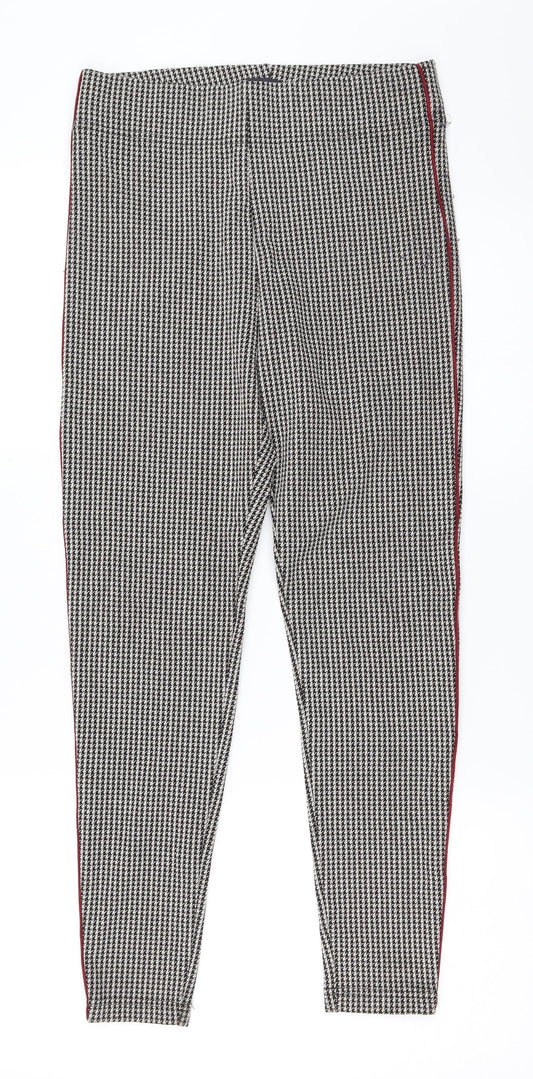 Womens UK Size 8 Marks and Spencer Regular Fit Capri Black Trousers