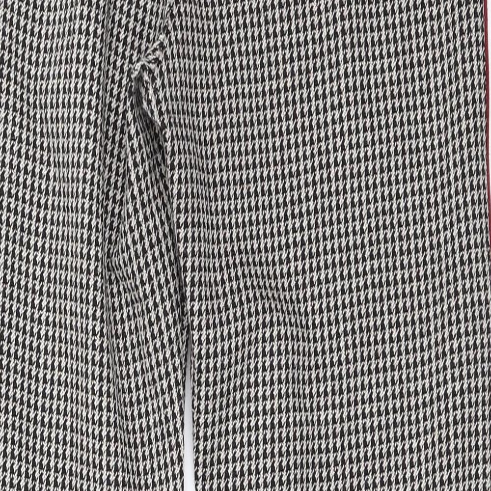 Womens UK Size 8 Marks and Spencer Regular Fit Capri Black Trousers