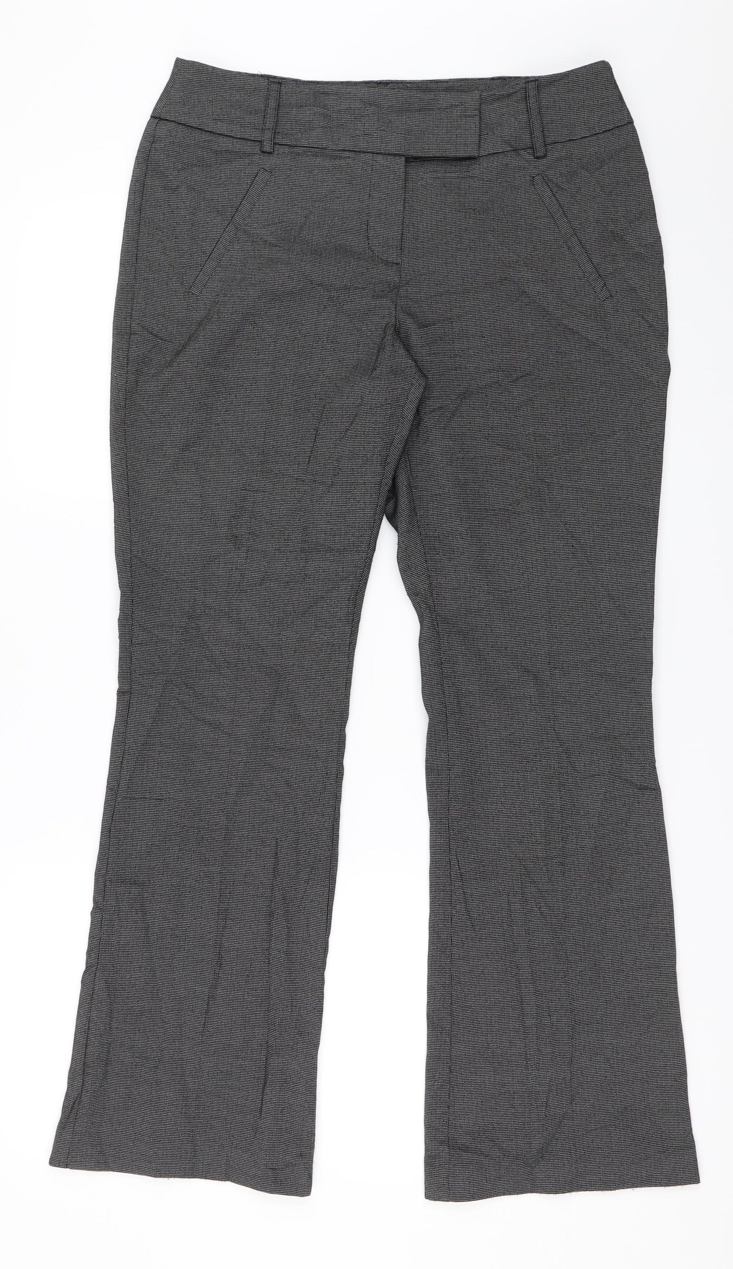 George Womens Grey   Trousers  Size 12 L29 in