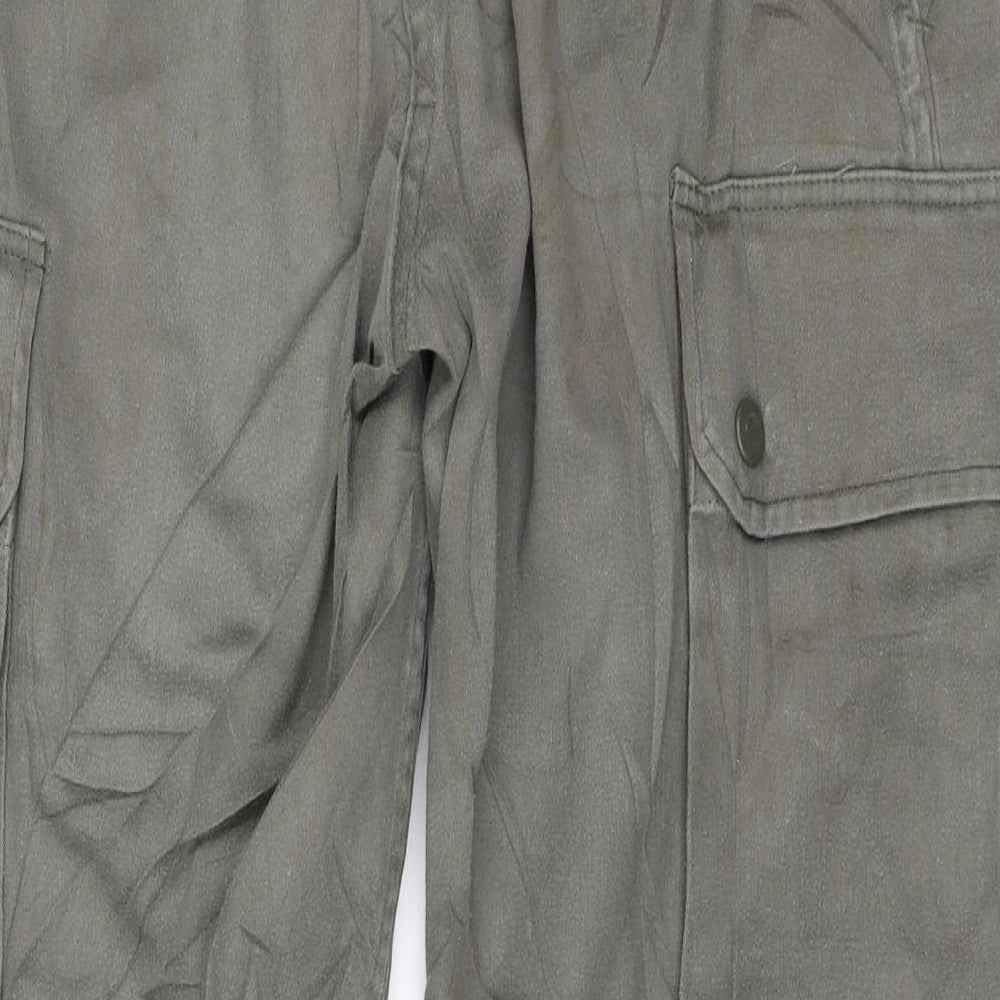 Womens UK Size S Nasty Gal Regular Fit Jegging Green Trousers