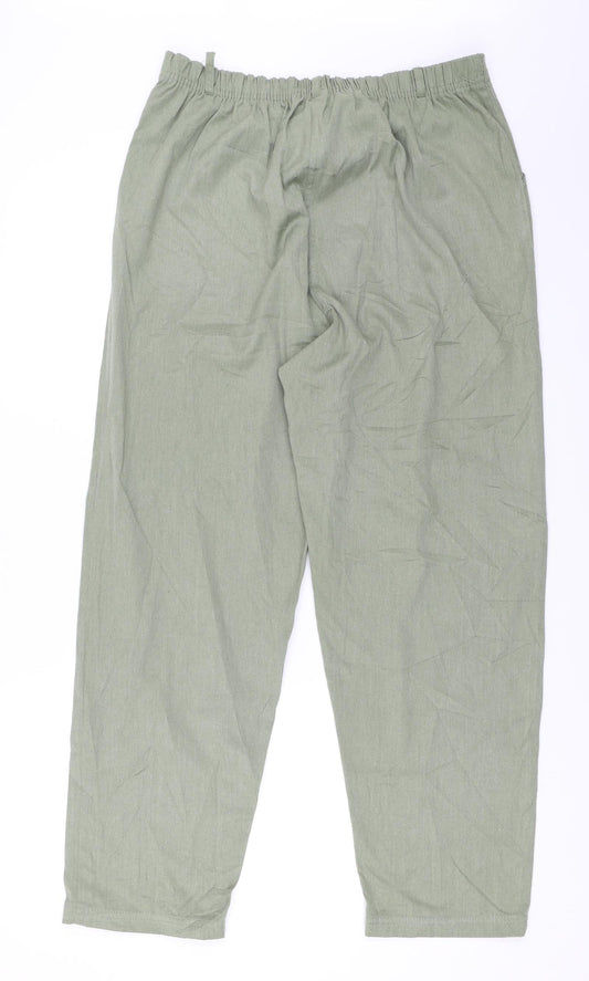 Classics Womens Green   Trousers  Size 16 L27.5 in