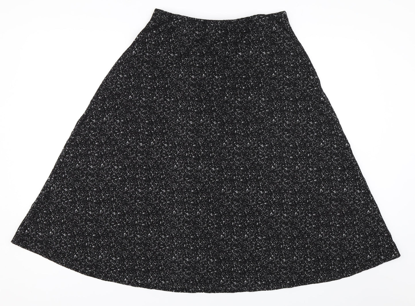 H&M Womens Black   Flare Skirt Size M