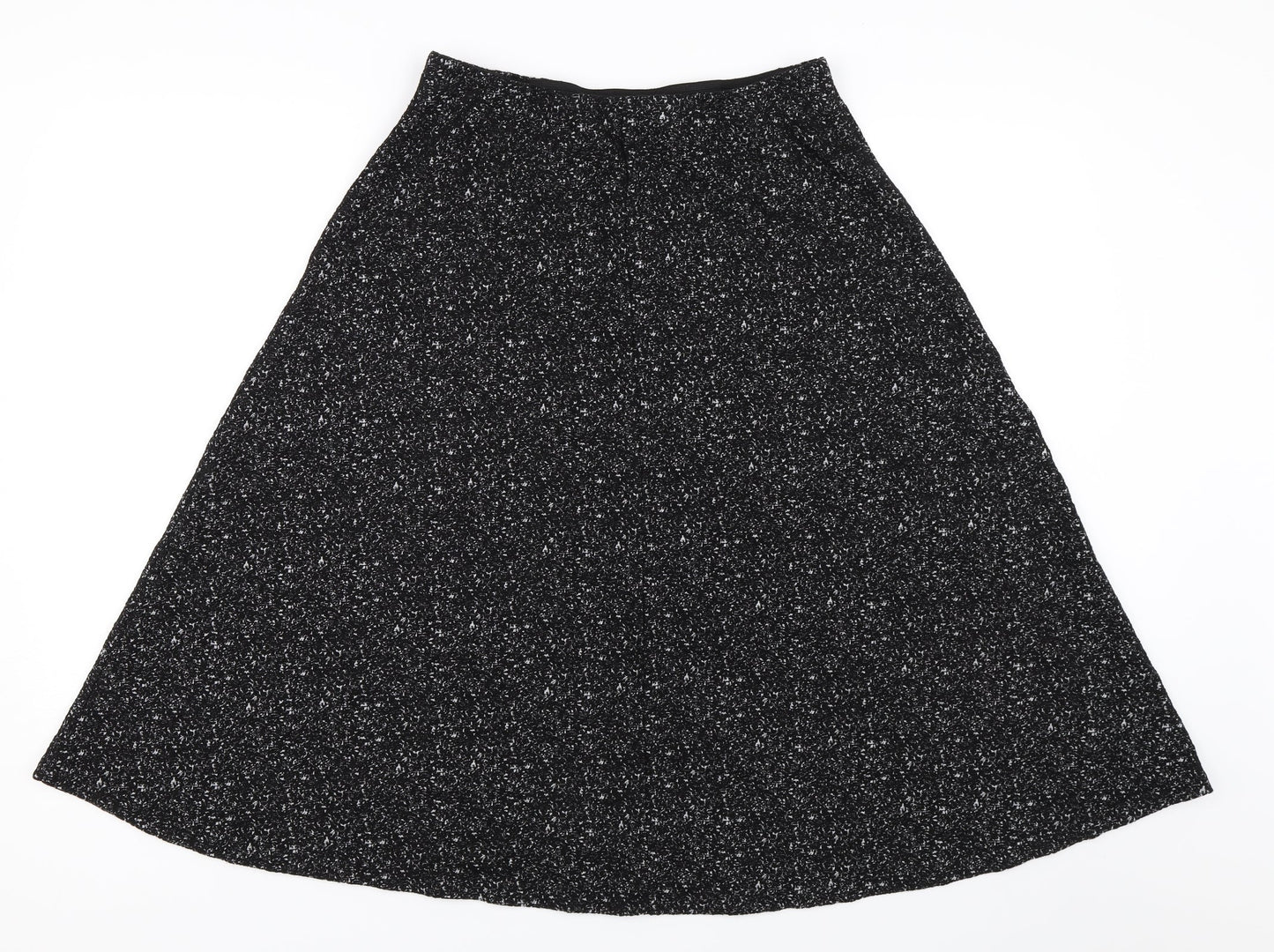 H&M Womens Black   Flare Skirt Size M