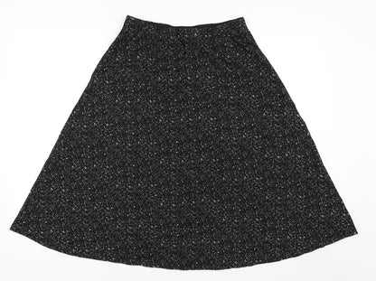 H&M Womens Black   Flare Skirt Size M
