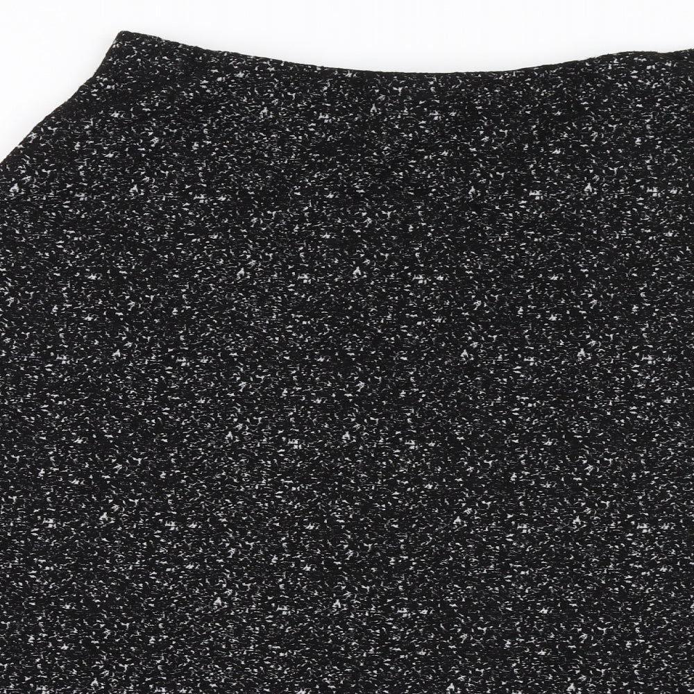 H&M Womens Black   Flare Skirt Size M