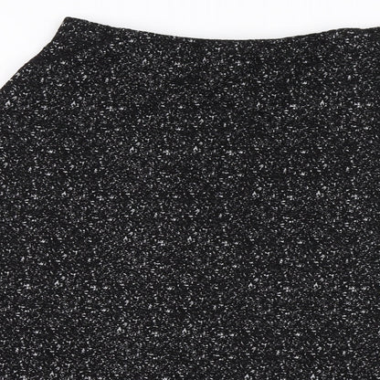 H&M Womens Black   Flare Skirt Size M