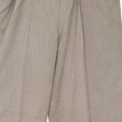 Preworn Womens Beige   Trousers  Size 16 L25 in