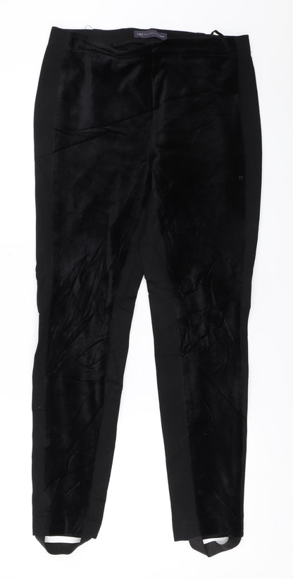 Womens UK Size 10 Marks and Spencer Regular Fit  Black Trousers
