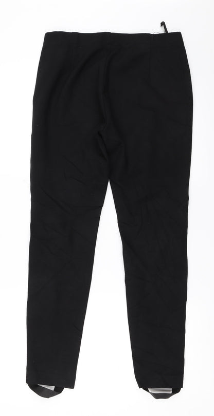 Womens UK Size 10 Marks and Spencer Regular Fit  Black Trousers