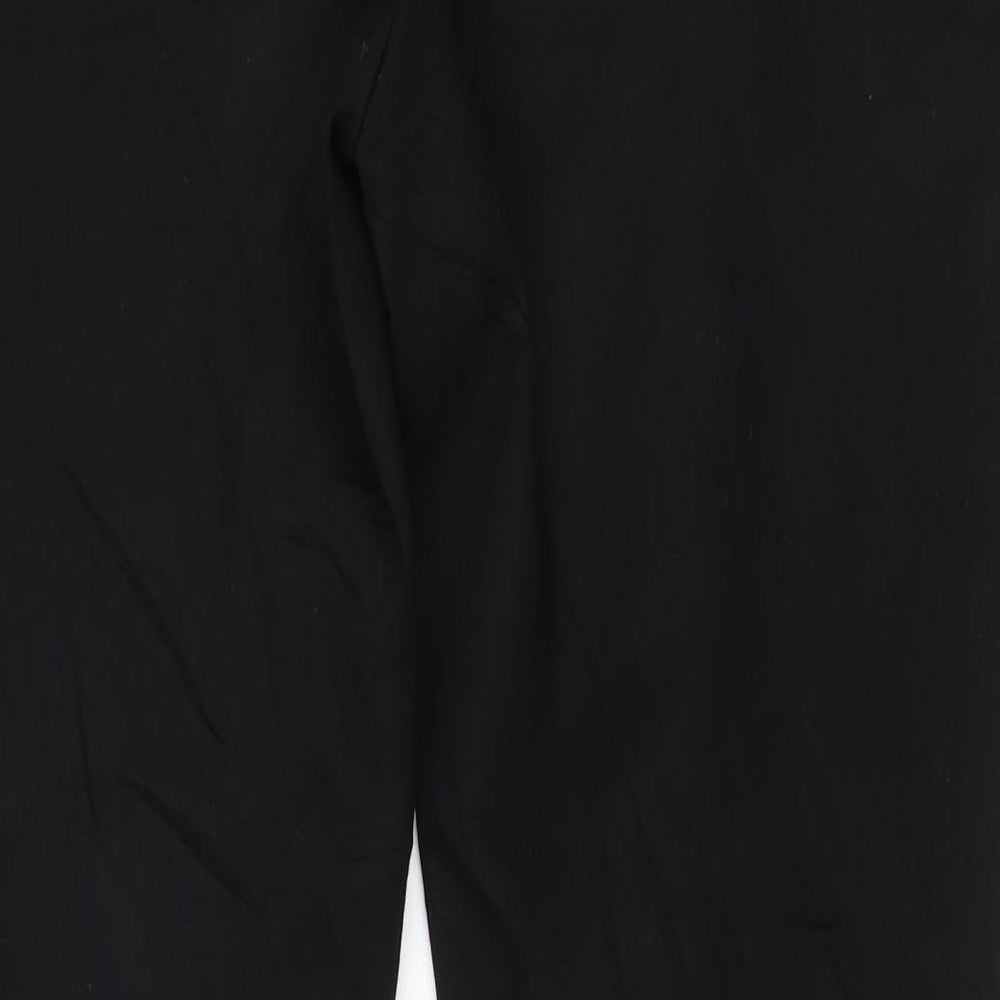 Womens UK Size 10 Marks and Spencer Regular Fit  Black Trousers
