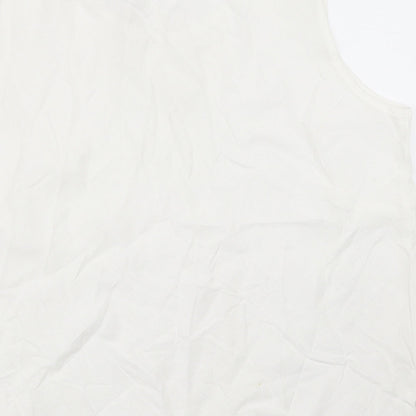 Womens UK Size 18 Happit White Basic Tank