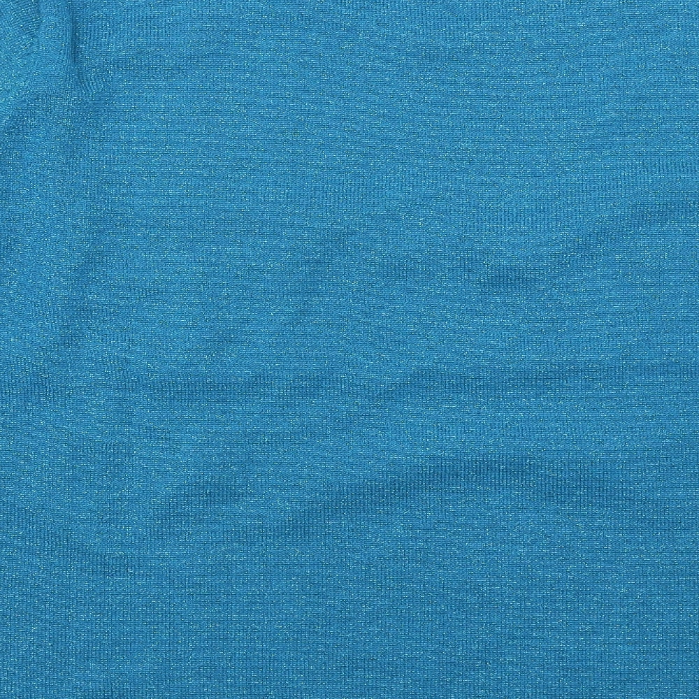 Bm Collection Womens Blue   Pullover Jumper Size L