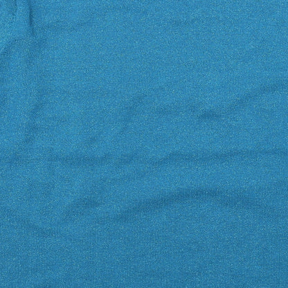 Bm Collection Womens Blue   Pullover Jumper Size L