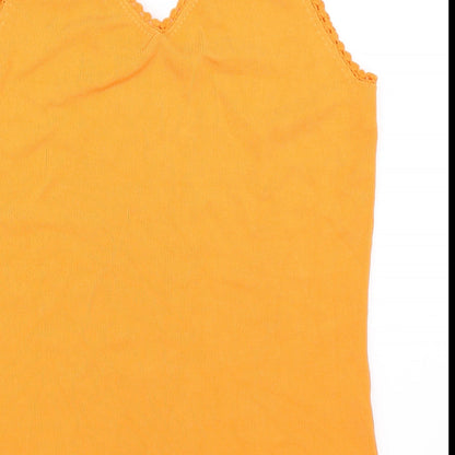New Sensation Womens Orange   Basic Tank Size L