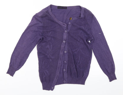 RosannaJule Womens Purple   Cardigan Jumper Size 36