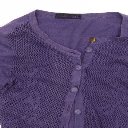 RosannaJule Womens Purple   Cardigan Jumper Size 36