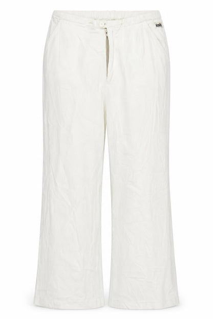Womens UK Size M Preworn Regular Fit  White Trousers