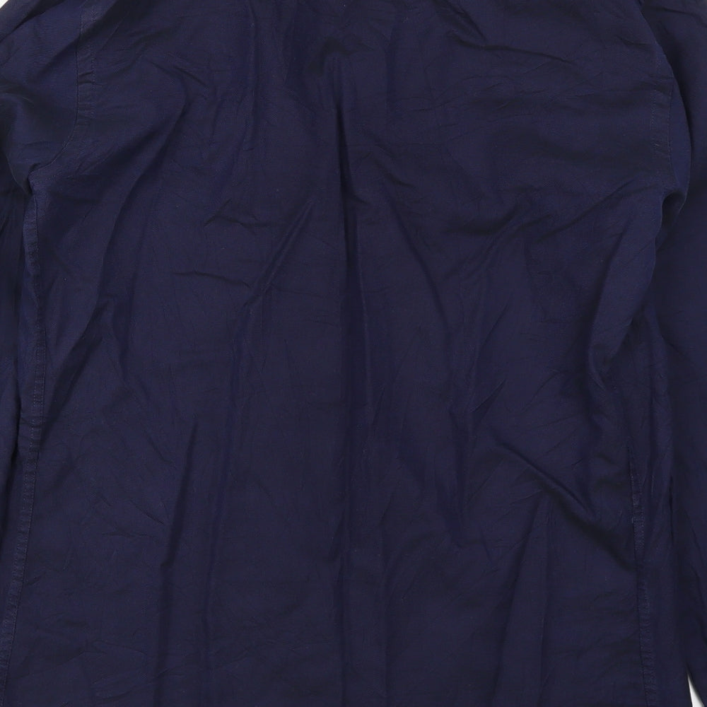 Zara Man Mens Blue    Button-Up Size S