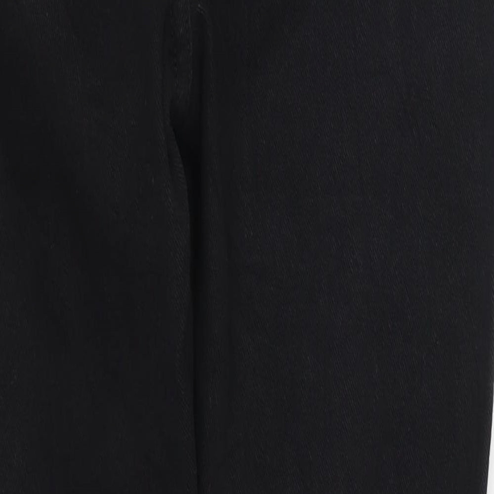Boohoo Womens Black  Denim Mom Jeans Size 6 L27 in