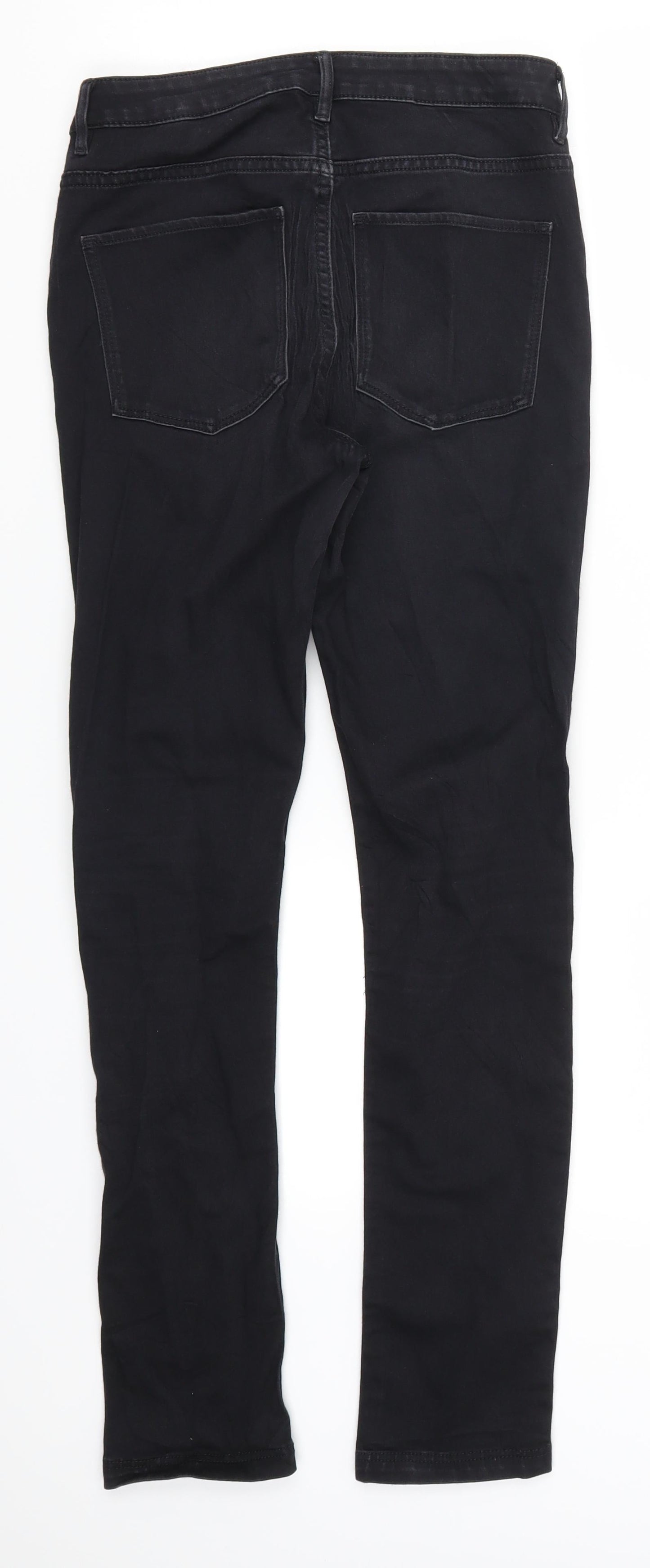 Womens UK Size 28 in H&M Regular Fit Skinny Black Jeans