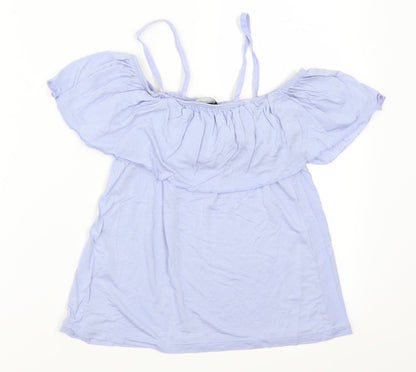 Atmosphere Womens Purple   Basic Blouse Size 6